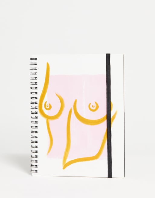 Typo A5 notebook with abstract body