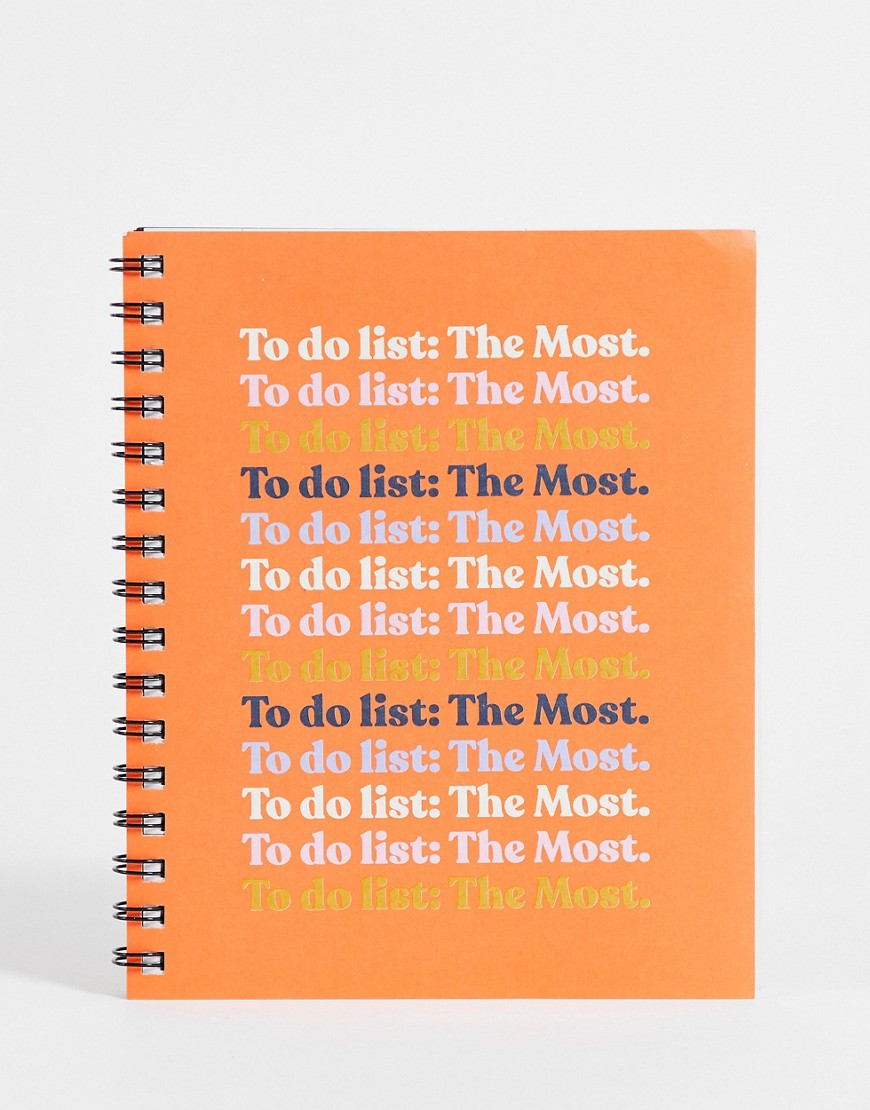 Typo A5 notebook with slogan to do: 'the most'-Multi