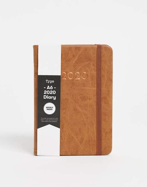 Typo - Agenda 2020 format A6 - Fauve