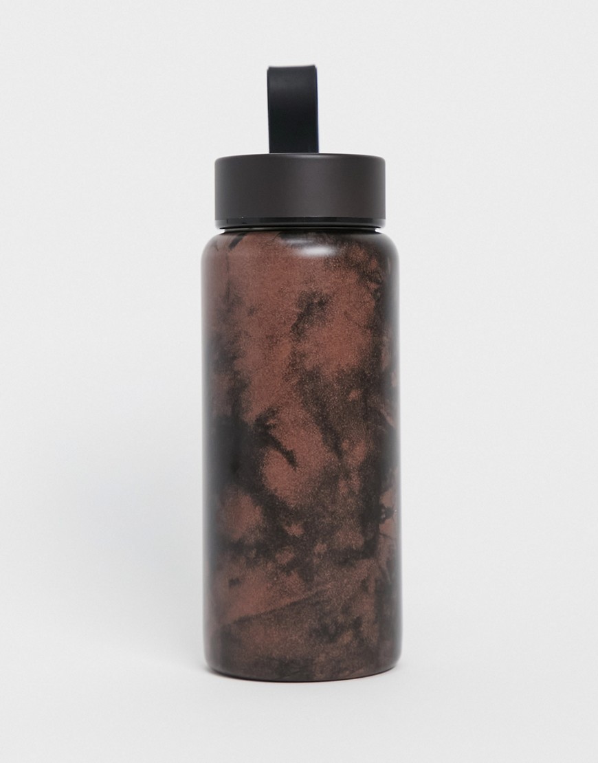 Typo – Batikmönstrad 350 ml vattenflaska i metall-Olika färger