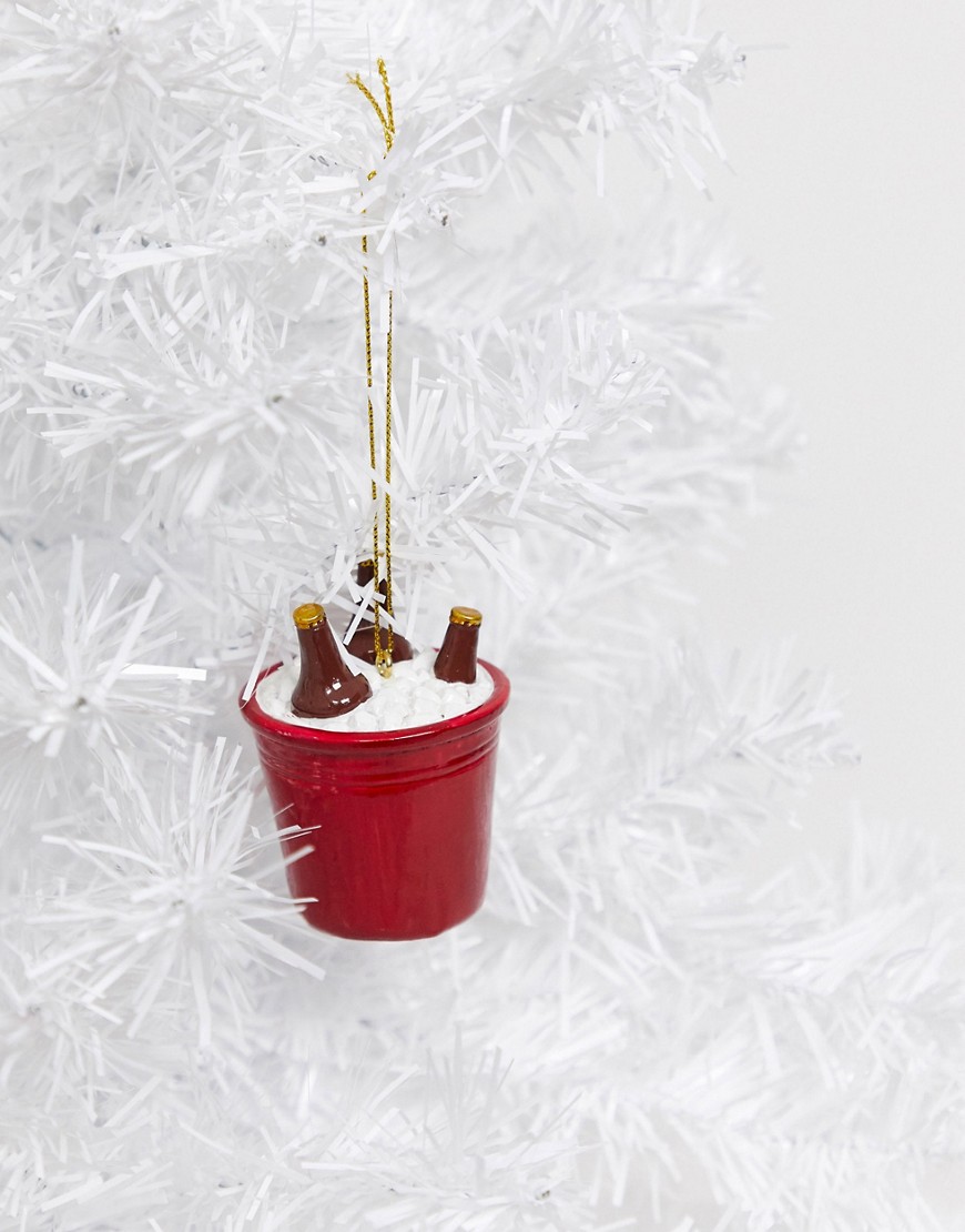 Typo beer bucket Christmas decoration-Multi