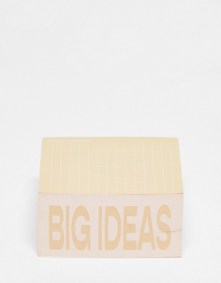Typo big ideas sticky note block-Neutral