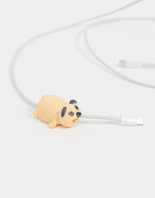 Typo cable cover in pug shape