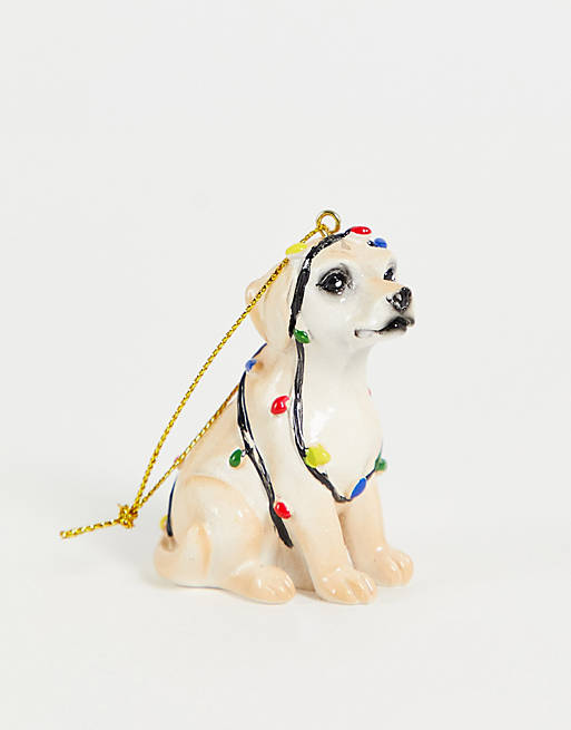 Typo Christmas decoration dog with lights