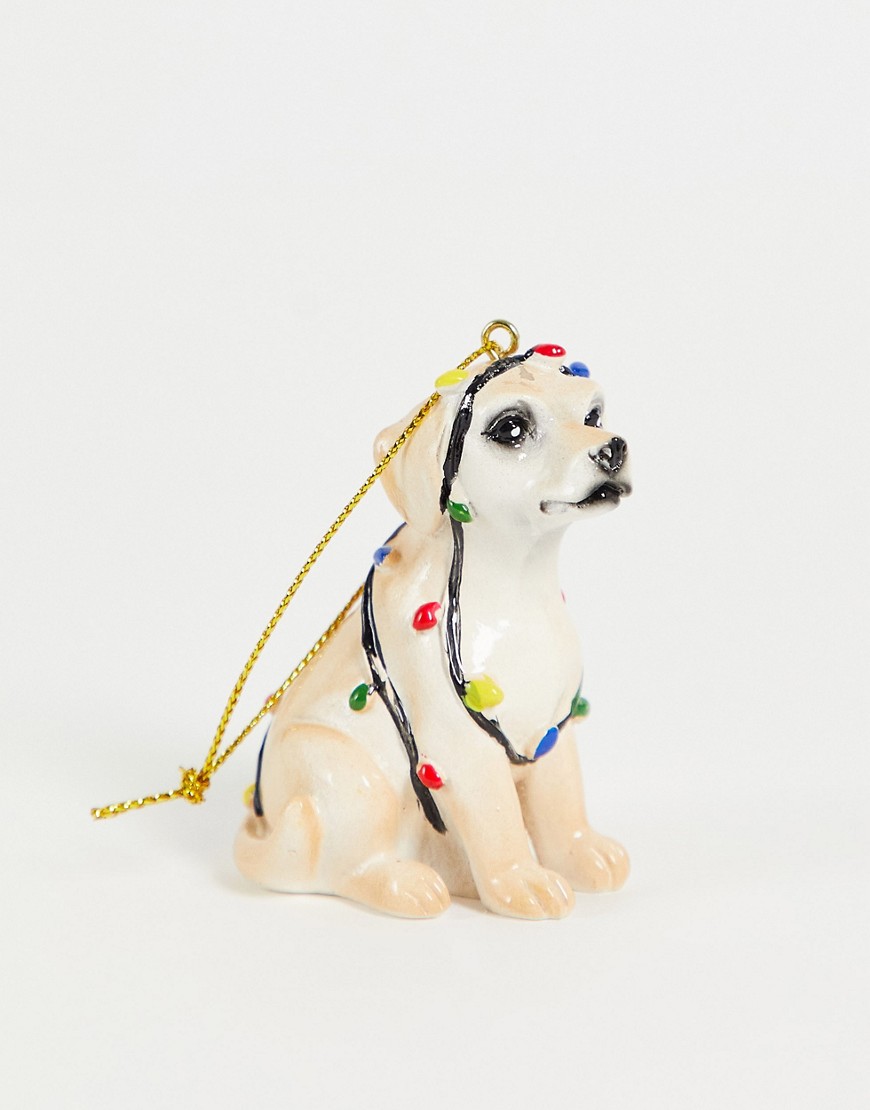 Typo Christmas decoration dog with lights-Neutral