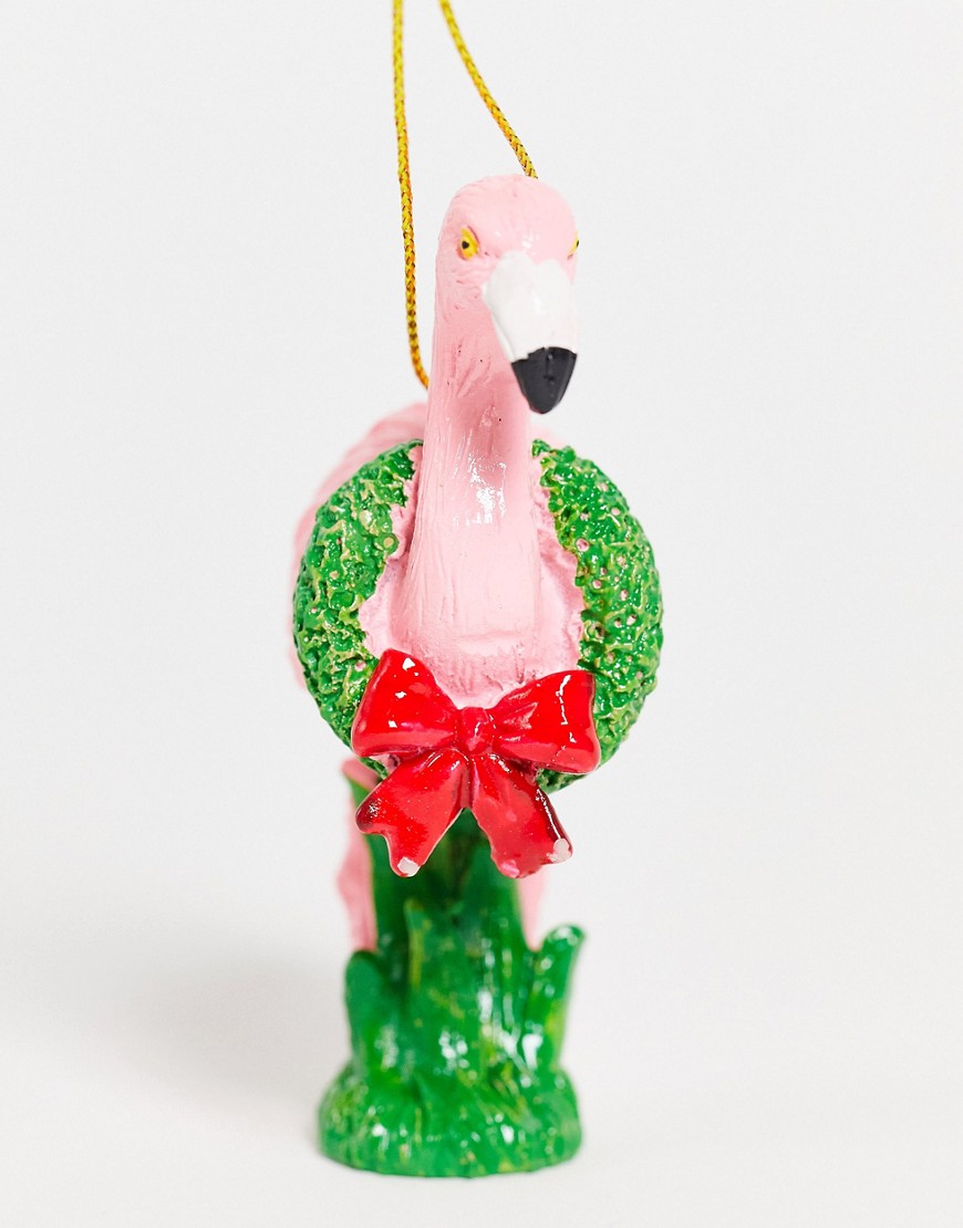 Typo Christmas decoration flamingo-Pink