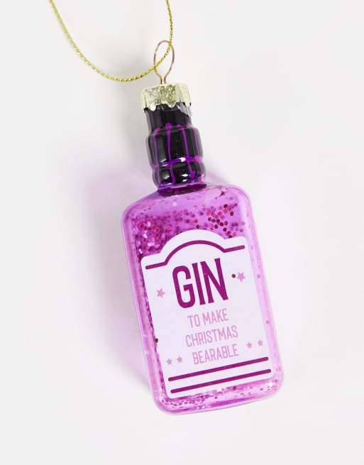 Typo Christmas decoration pink gin, 3 of 4