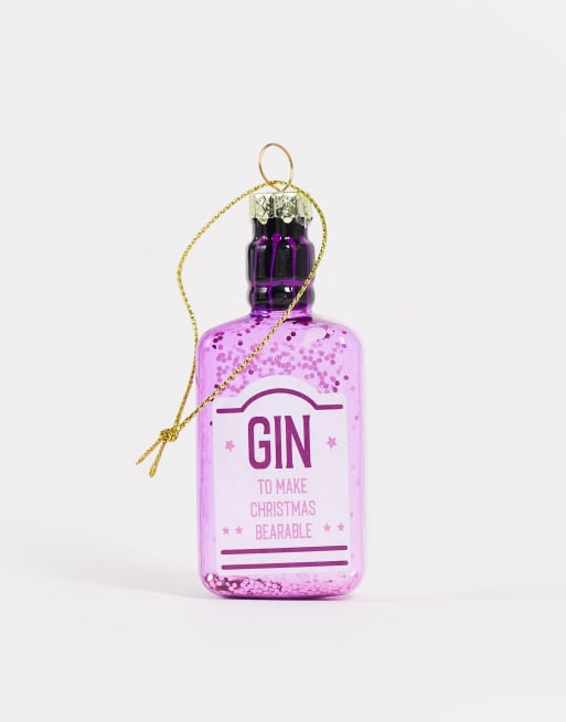 Typo Christmas decoration pink gin, 4 of 4