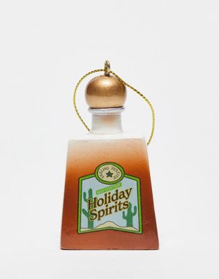 Typo Christmas decoration tequila bottle