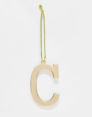 Typo Christmas decoration with letter 'C' - ASOS Price Checker