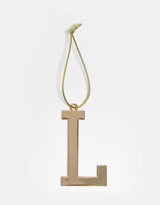 TYPO Typo Christmas decoration with letter 'L'-Gold