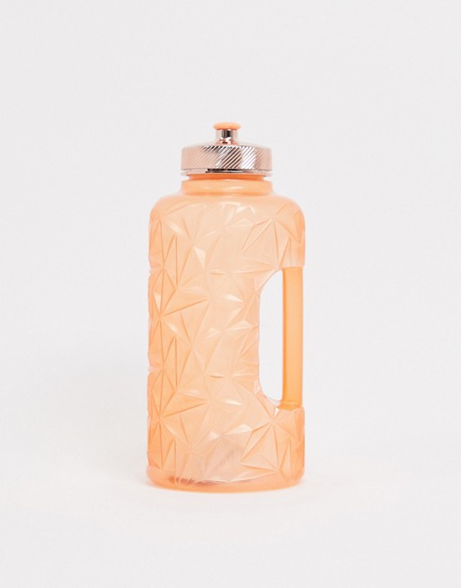 Typo coral faceted 1.8L water bottle