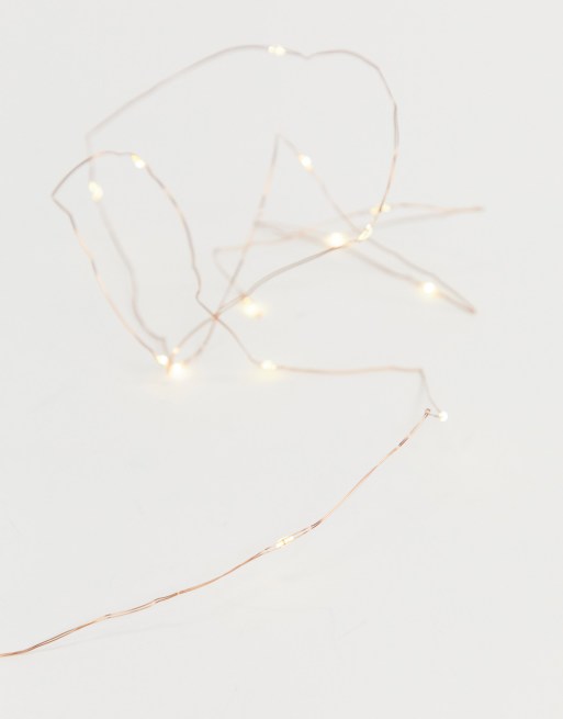 Typo copper deals fairy lights