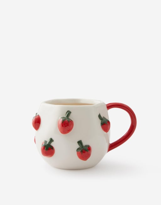 TYPO Fine fruit novelty mug in red