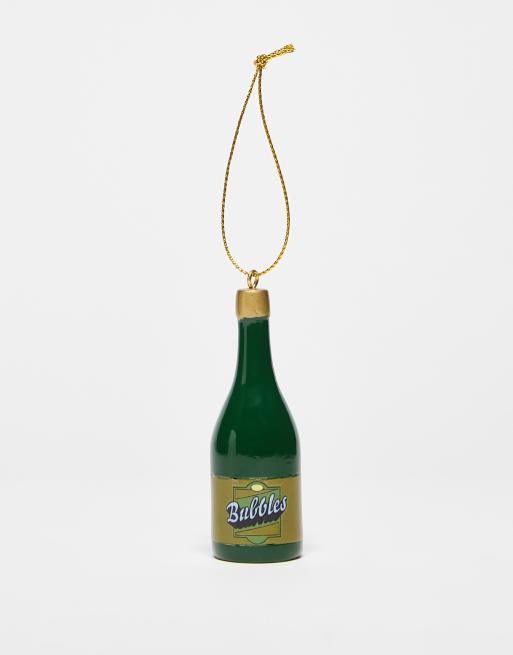 Typo fizz bottle Christmas decoration | ASOS