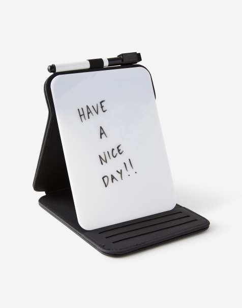 TYPO Flip it memo whiteboard and pen in black - view 1