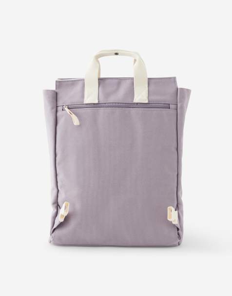 TYPO Got your back tote backpack in purple - view 1