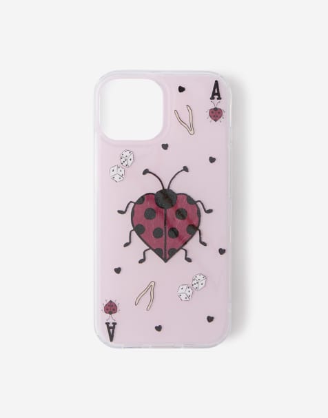 TYPO Graphic phone case iphone 13/14/15 in pink - view 1