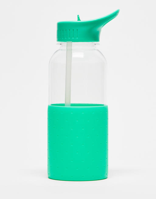 Typo – Grön, texturerad vattenflaska, 1L