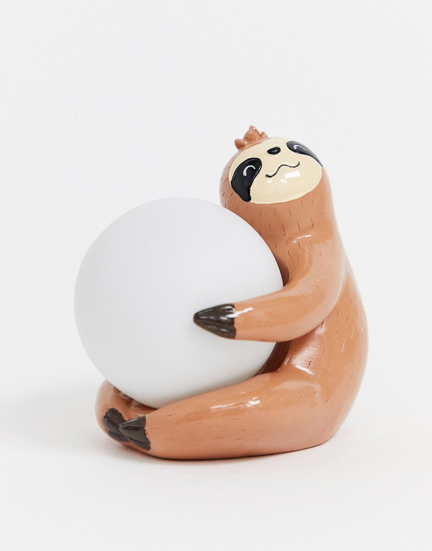 Typo – Happy Sloth – Rolig lampa-Flerfärgad