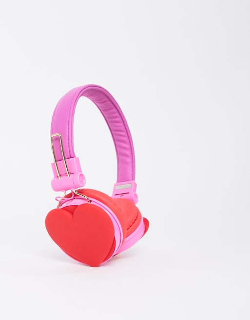 Typo Heart Headphones | ASOS