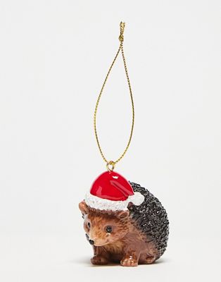 Typo hedgehog Christmas decoration