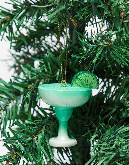 Typo – Juldekoration som margaritaglas