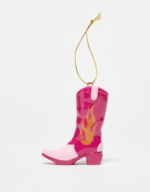 Typo – Julgransdekoration med cowboystöveldesign