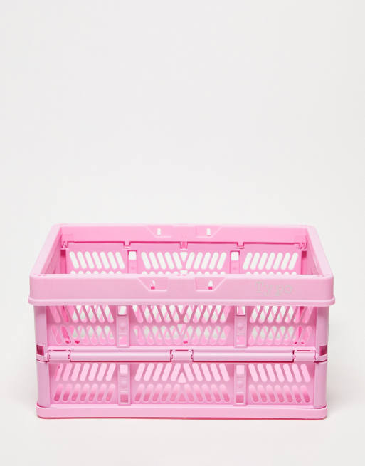 TYPO - Klein opvouwbaar kratje in roze
