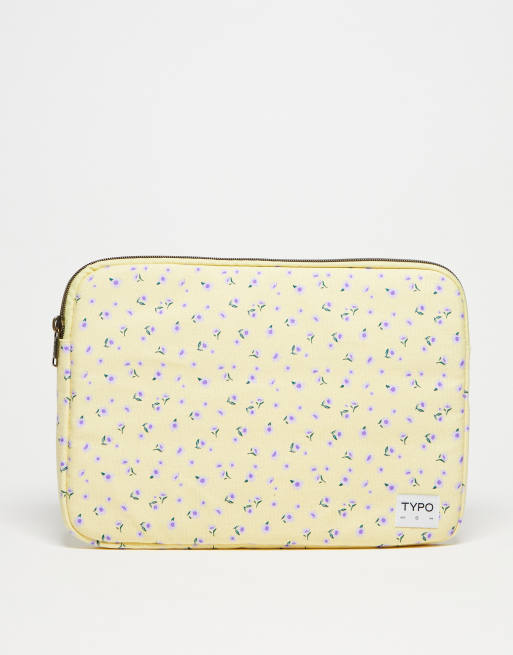 Typo Laptophulle mit Blumchenmuster 13 Zoll ASOS