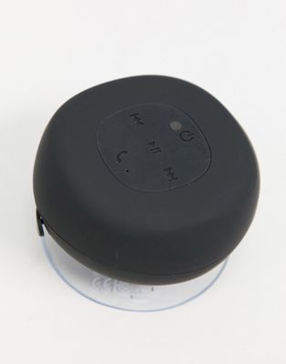 Typo LED shower speaker in matte black | ASOS