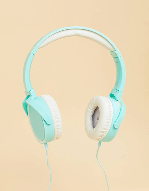 Typo Light Blue Reverb Headphones