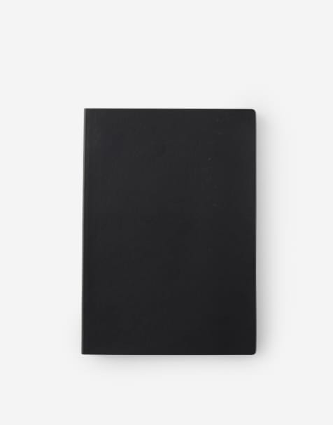 TYPO Metro b5 soft lined notebook in black - view 1