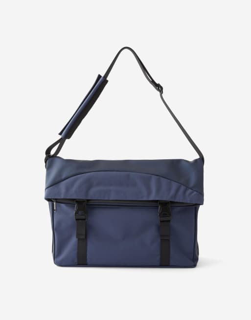 TYPO Metro messenger satchel in blue