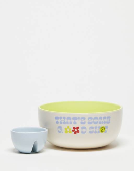 Typo – Miska na chipsy i dip z napisem „Good Sh*t”