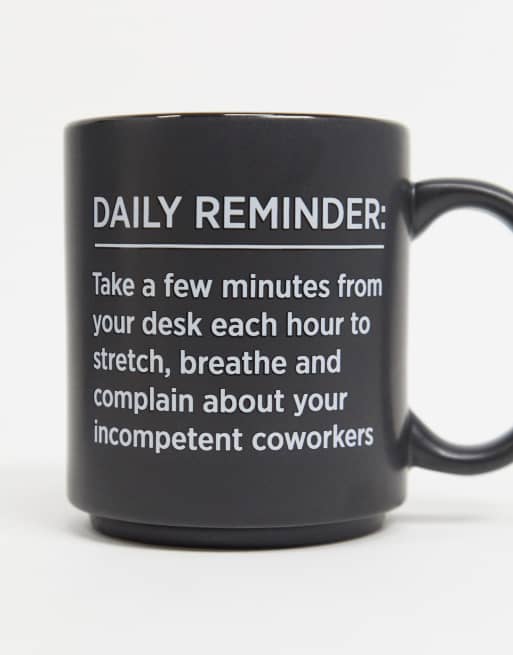 Typo - Mok met 'daily reminder'-slogan