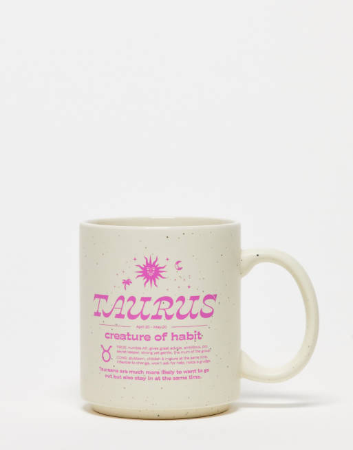 Typo - Mug à motif signe du zodiaque Taureau