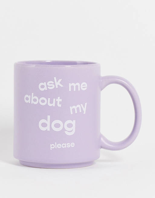 asos.com | Typo mug with dog slogan in lilac