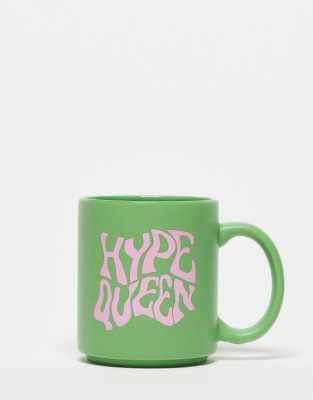 Typo mug with 'hype queen' slogan | ASOS