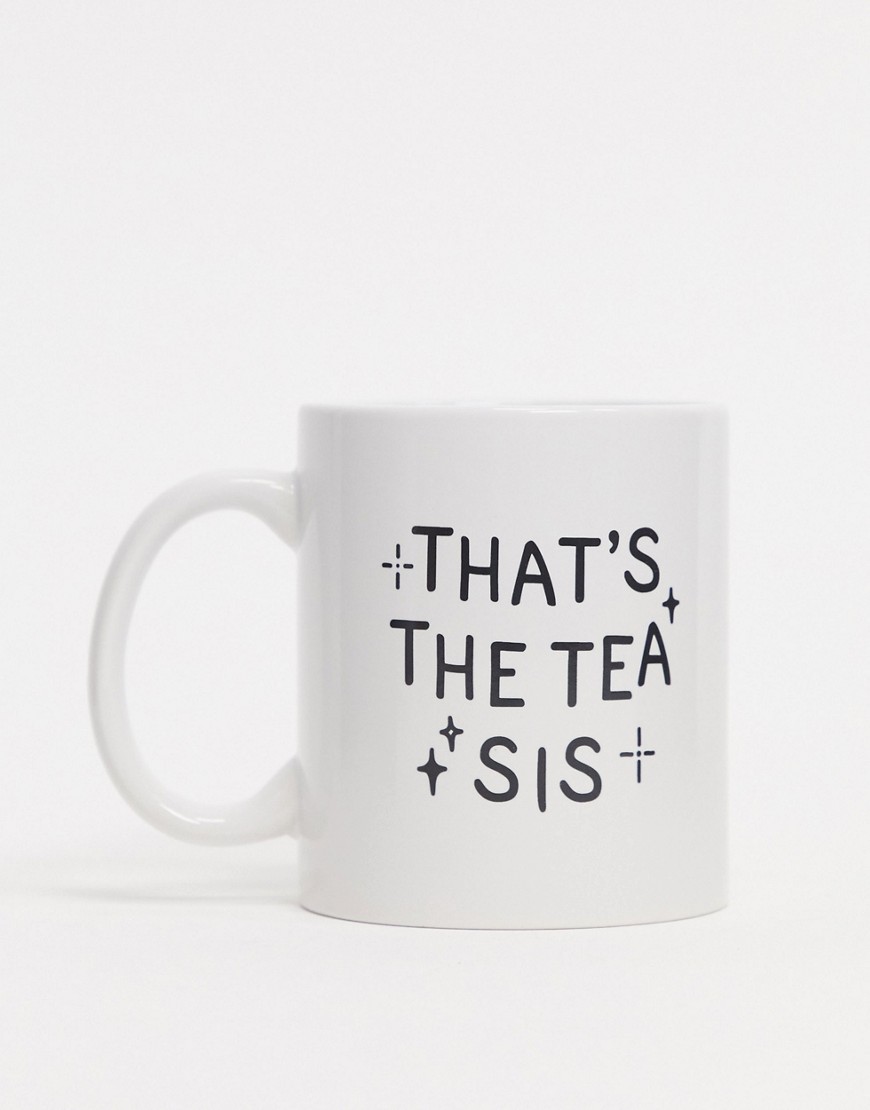 Typo – Mugg med That's the tea sis-text-Flerfärgad