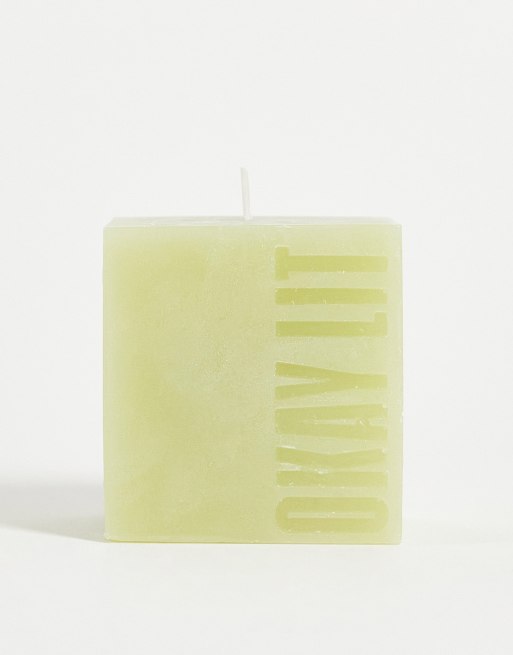 TYPO - Okay Lit - Bougie - Vert
