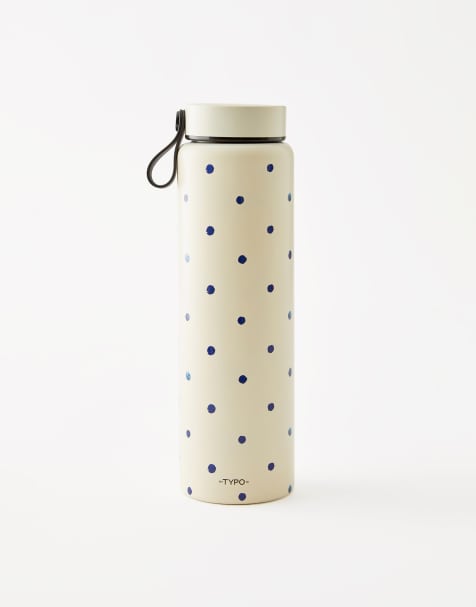 TYPO On the move 1L insulated bottle 2.0 in off-white polka dot - view 1