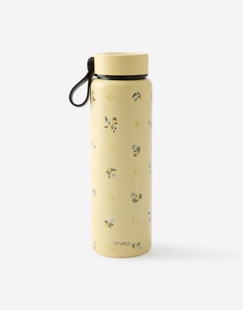 TYPO On the move 500ml insulated bottle 2.0 in yellow floral print - view 1