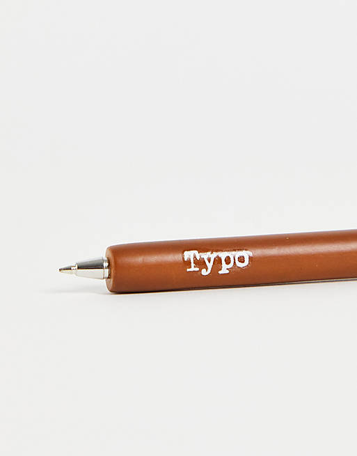 TYPO pen with rude finger
