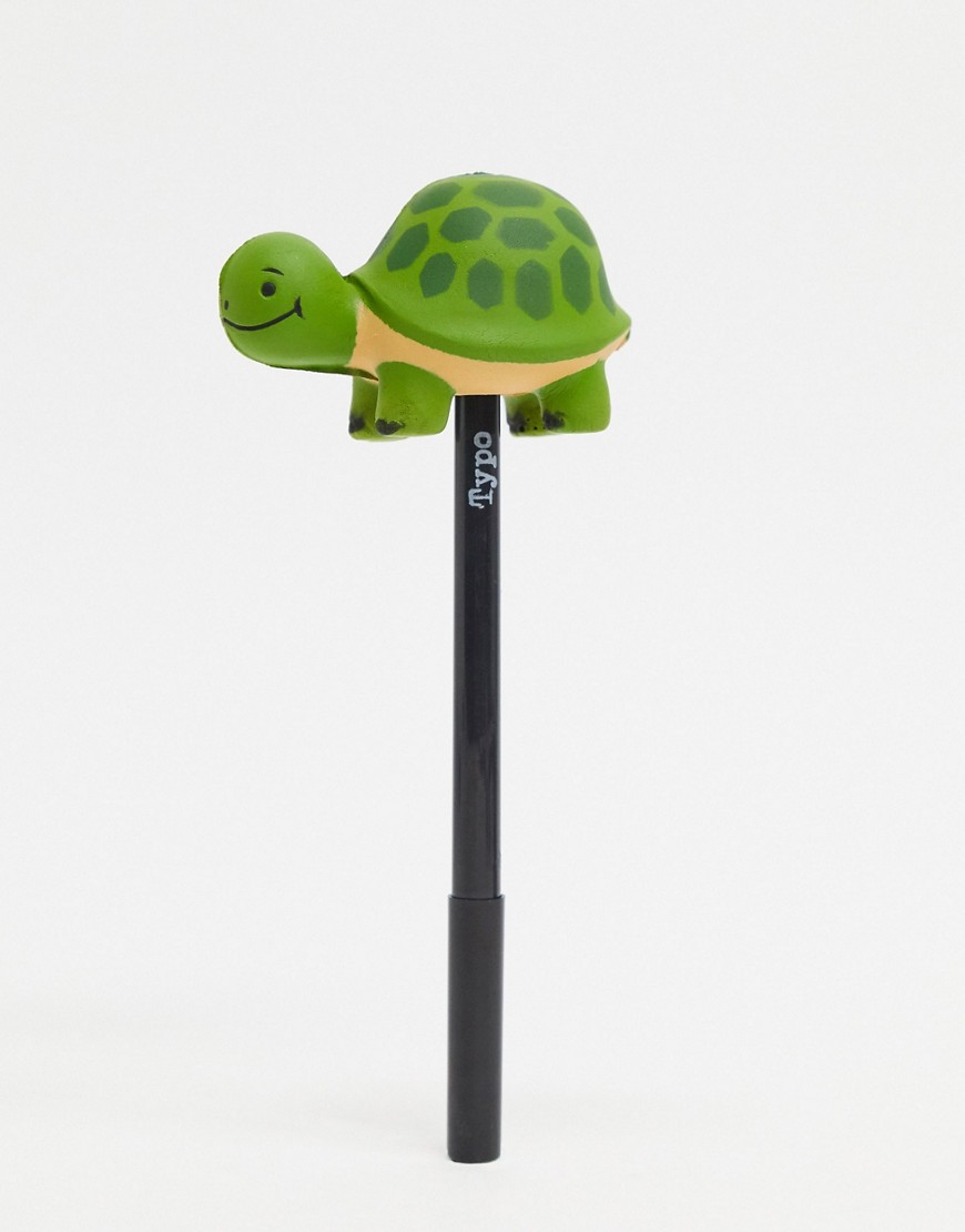 Typo – Penna med klämvänlig sköldpadda-Flerfärgad