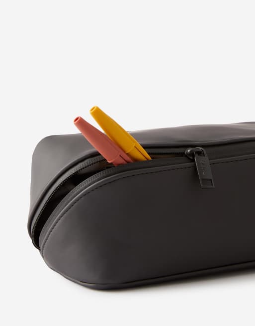 TYPO Premium felix fold out pencil case in black ASOS