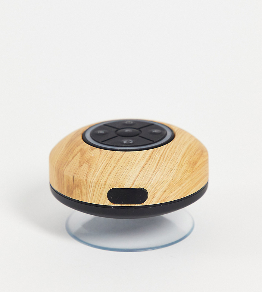 Typo shower speaker in maple woodgrain-Brown