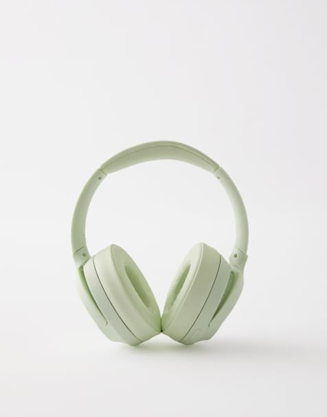 TYPO Soundvibe wireless headphones in green - view 1