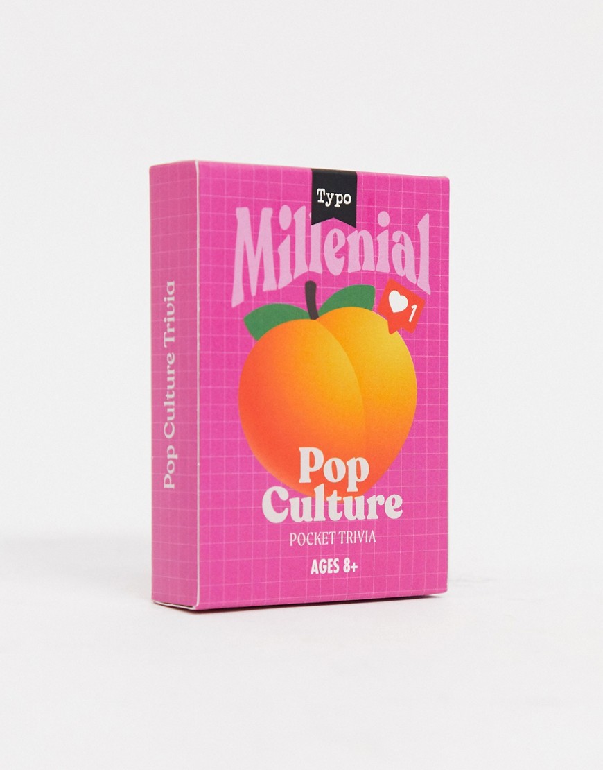 Typo – Spelkort om popkultur-Flerfärgad