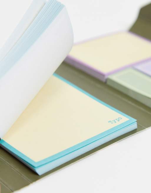 Typo sticky pocket note set | ASOS